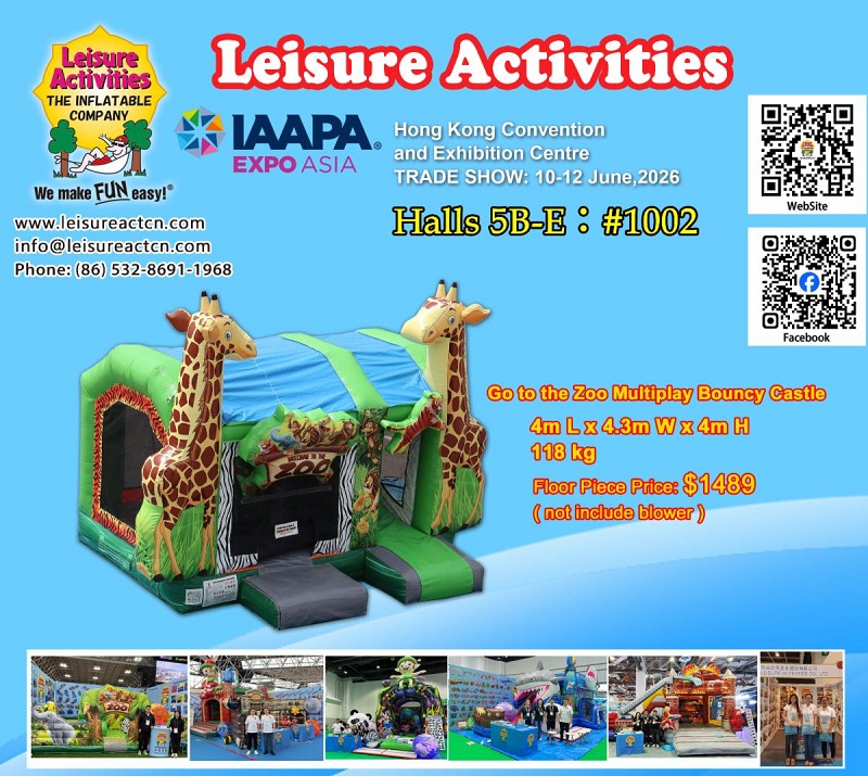 2026 IAAPA EXPO ASIA Hồng Kông - Chúng tôi trân trọng mời bạn nhận thẻ VIP và tham quan triển lãm của chúng tôi. 2026 IAAPA EXPO ASIA Hồng Kông - Chúng tôi trân trọng mời bạn nhận thẻ VIP và tham quan triển lãm của chúng tôi.
