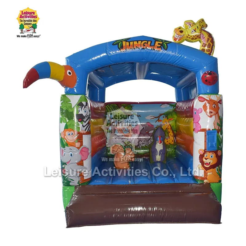 Khu rừng lâu đài Bouncy bơm hơi mini có mái che cho thấy sự thay đổi theo hướng chơi theo chủ đề Khu rừng lâu đài Bouncy bơm hơi mini có mái che cho thấy sự thay đổi theo hướng chơi theo chủ đề