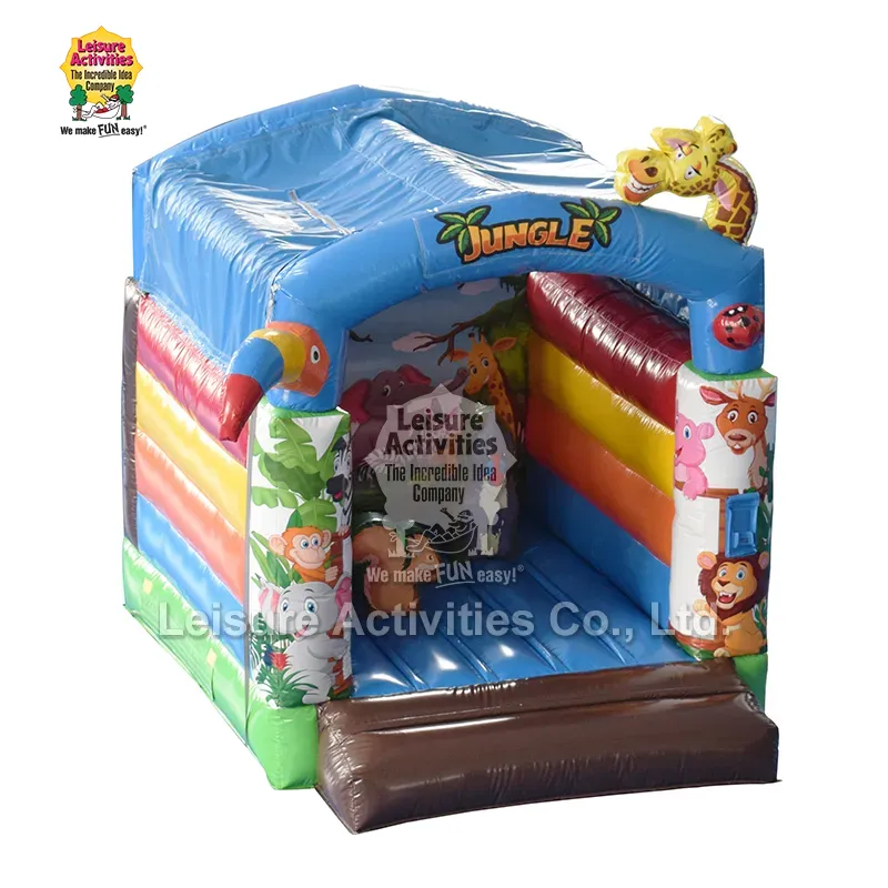 Làm thế nào Rừng lâu đài Bouncy bơm hơi mini có mái hỗ trợ giải trí nhỏ gọn Làm thế nào Rừng lâu đài Bouncy bơm hơi mini có mái hỗ trợ giải trí nhỏ gọn