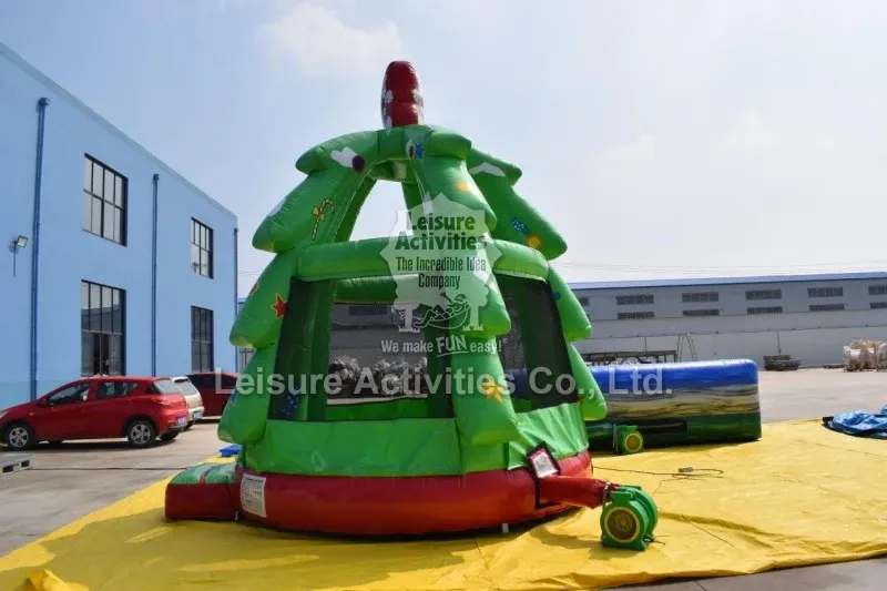 Mini Inflatable Bouncy Castle Christmas Tree