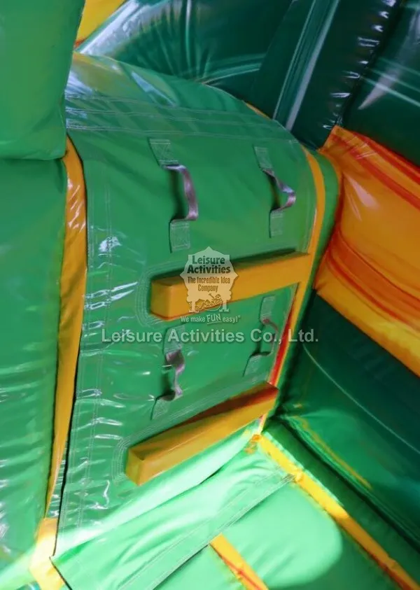 Small Inflatable Multiplay Football Bouncy Castles With Slide Small Inflatable Multiplay Football Bouncy Castles With Slide