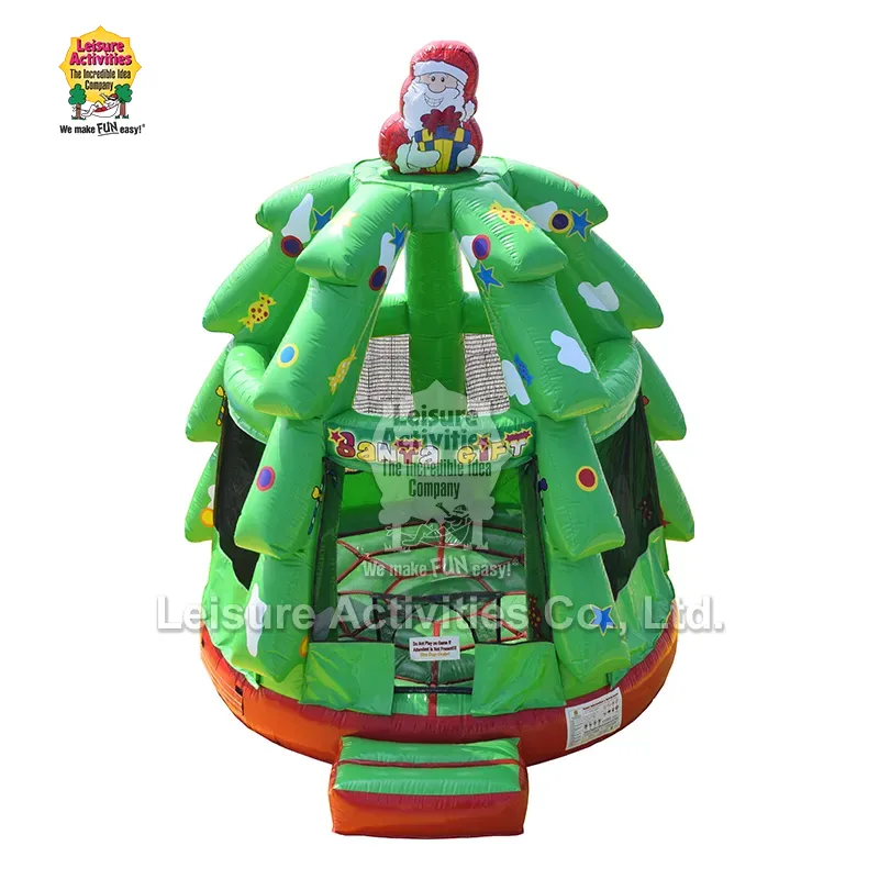 Cây thông Noel lâu đài Bouncy bơm hơi mini
